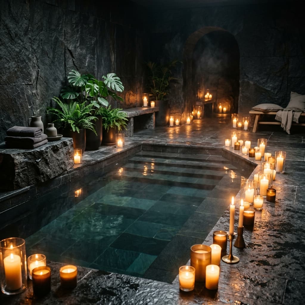 Aura Spa Luxury Bathing Area